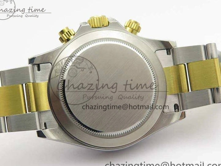 0402 WellDesigned Daytona SS YG Ceramic Bezel JH Best Edition Sliver Gray Dial On SS YG Bracelet A 3532